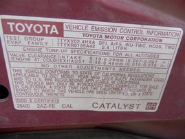 2007 TOYOTA CAMRY SE RED 2.4 AT Z21369